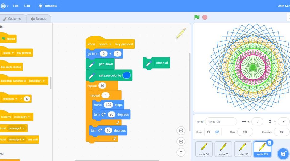Text-based programming to Scratch Coding in Primary
