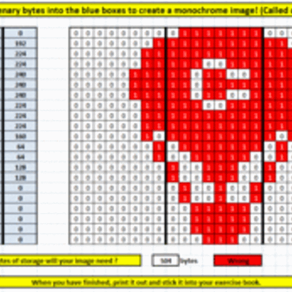 Binary and Bitmapped Images