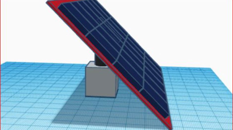 Creating a 3D model of a solar panel