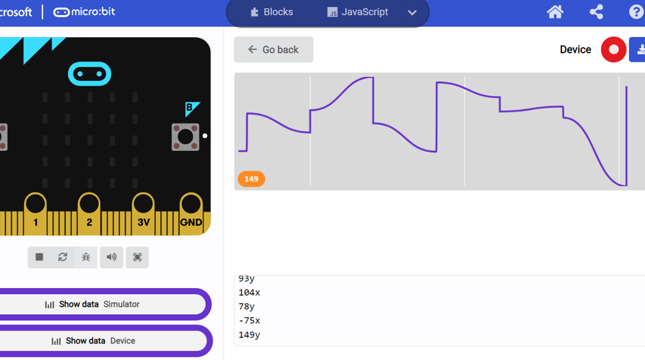 Micro Bit Data Collection Datalogging with the microbit