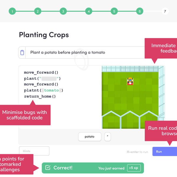 Farmbot: A Gamified Intro To Coding In Python w/Turinglab